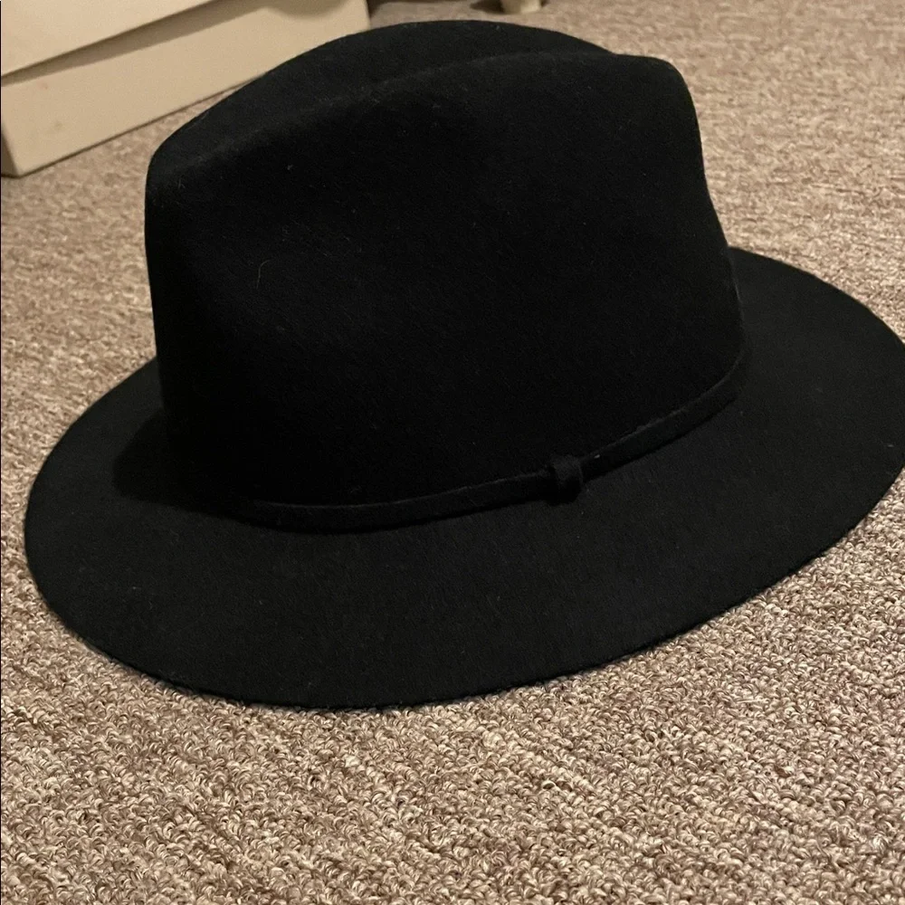 J. Crew Black Wool Hat. Size M/L - Picture 8 of 10